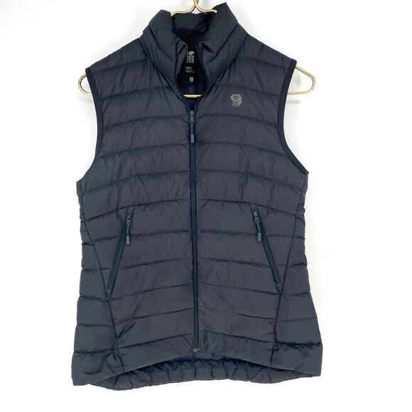 Mountain Hardwear Rhea RIdge Down Puffer Vest Black Women's Size XS - Picture 1 of 9